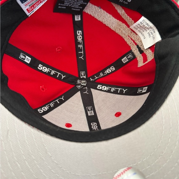Supreme Jesus Piece S Logo New Era 'Red' - Picture 5 of 6